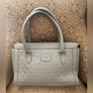 Terzetto Genuine Leather Grey Handbag